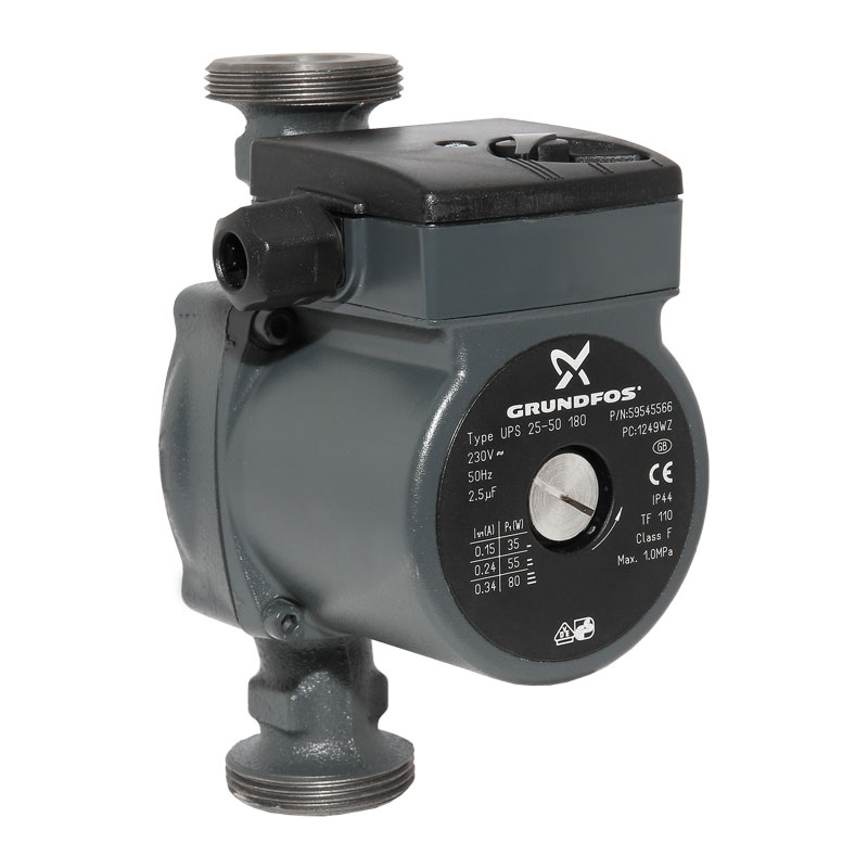 Sonderangebot Grundfos UPS 25-50 180 mm 3-stufig Standardpumpe... nur ...