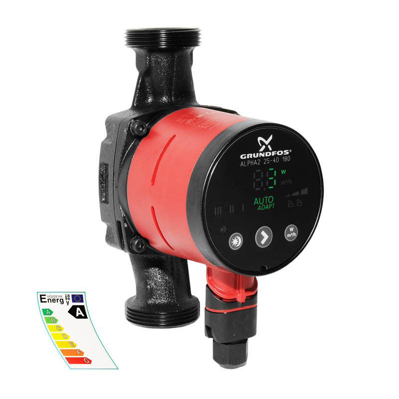 Grundfos Alpha2 25-40 Niedrigenergiepumpe mit Autoadapt... nur 142.90 EUR