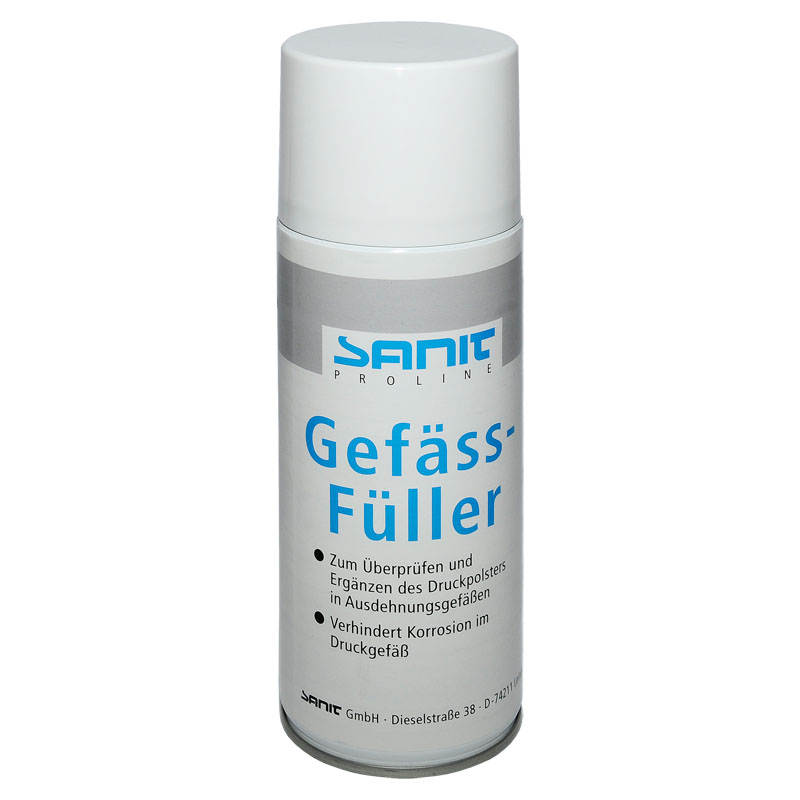 SANIT Fauch Gef&auml;&szlig; F&uuml;ller nicht brennbar Gef&auml;&szlig;f&uuml;ller f&uuml;r Ausdehnungsgef&auml;&szlig;e 400 ml Dose