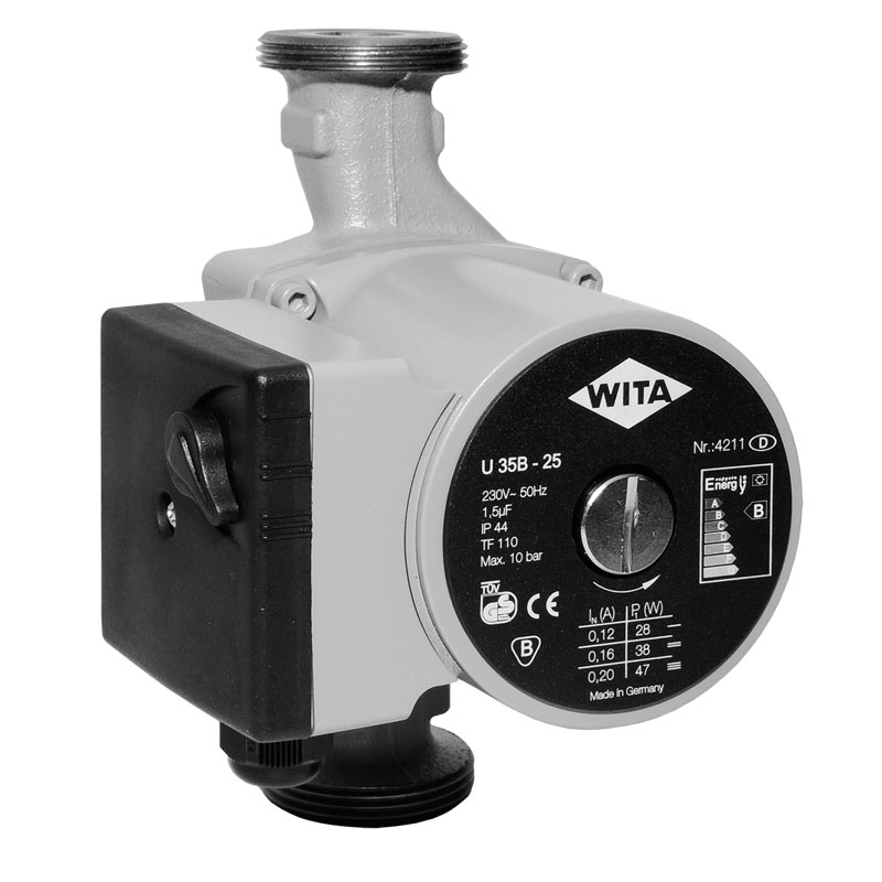 WITA Umw&auml;lzpumpe Heizungspumpe  U 25/40 180 mm DN 25 made in Germany U35B010