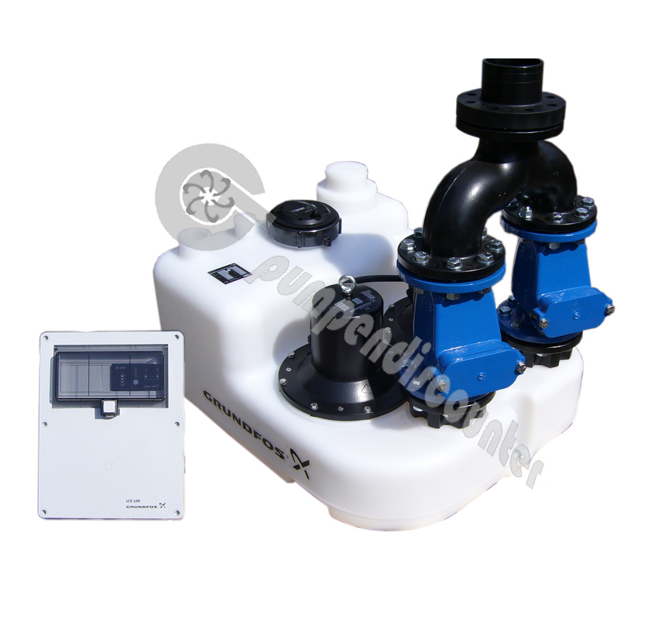 Doppel- Abwasserhebeanlage Grundfos Multilift MD 15.1.4 230V 96075450 Hebeanlage