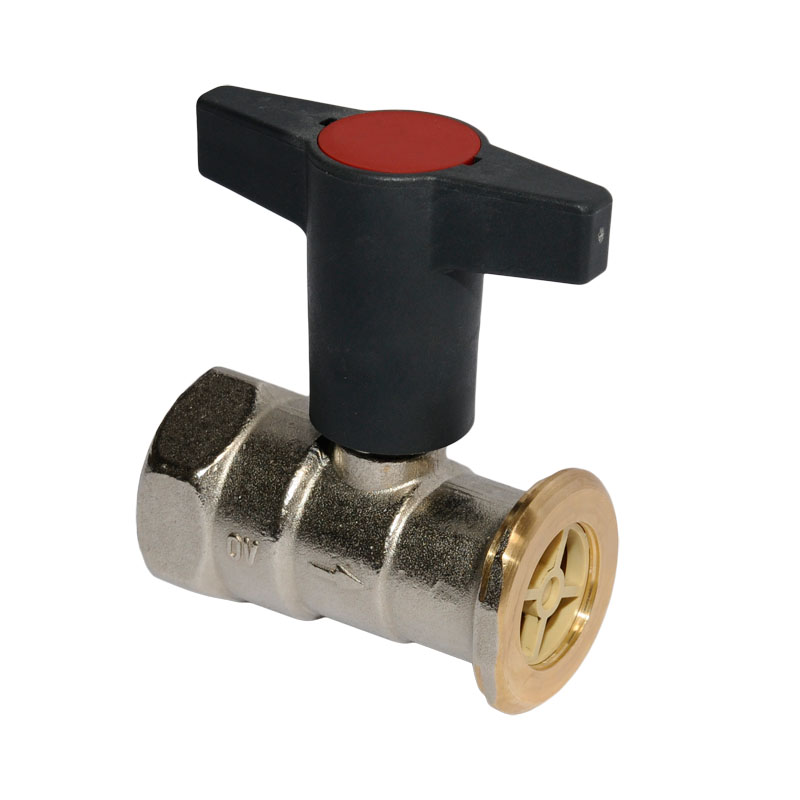 Oventrop Pumpenkugelhahn mit R&uuml;ckschlagklappe Optibal P DN 25 1IG x G 1 1/2 ohne &Uuml;berwurf