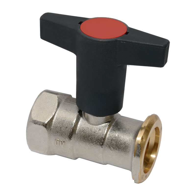 Oventrop Pumpenkugelhahn ohne R&uuml;ckschlagklappe Optibal P DN 25 1IG x G 1 1/2 ohne &Uuml;berwurf