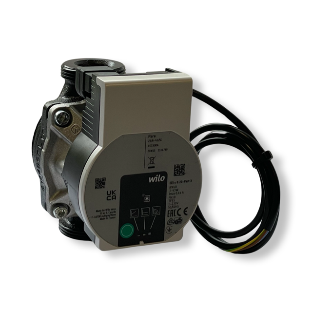 Wilo PARA 25/6 - 43/SC 130mm Heizung Solar Sole Hocheffizienzpumpe ...