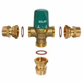 Watts Brauchwassermischer MMV-S 1- DN 25 mit Verschraubung thermischer Mischer Solarmischer - Bild vergrößern