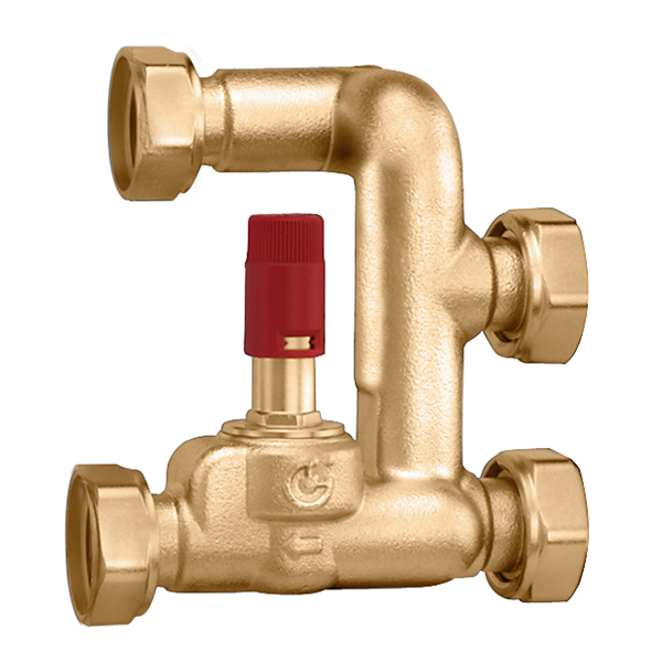 Caleffi Bypass Set für Festwert Temperaturregeleinheit DN25 Artnr. 182001