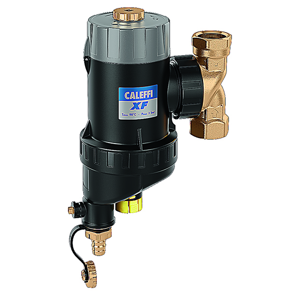 Caleffi Schlammabscheider XF 577600 selbstreinigender Schmutzfänger mit Magnet, 1- Innengewinde