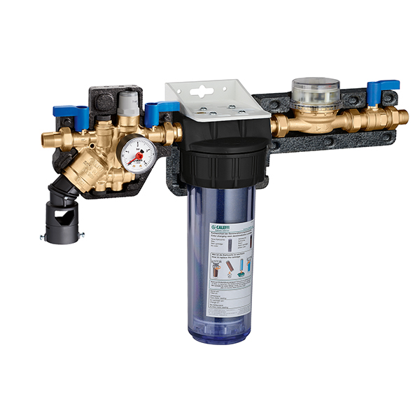 Caleffi F�llKombi BA Plus 0,75 Liter Automatische F�llarmatur u. Entsalzungeinheit 2x1/2- AG 580022