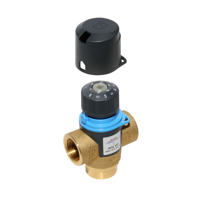 Afriso Brauchwassermischer Thermisches Mischventil ATM 331 DN20 ¾“IG 20 bis 43°C 1,6m³/h 78249