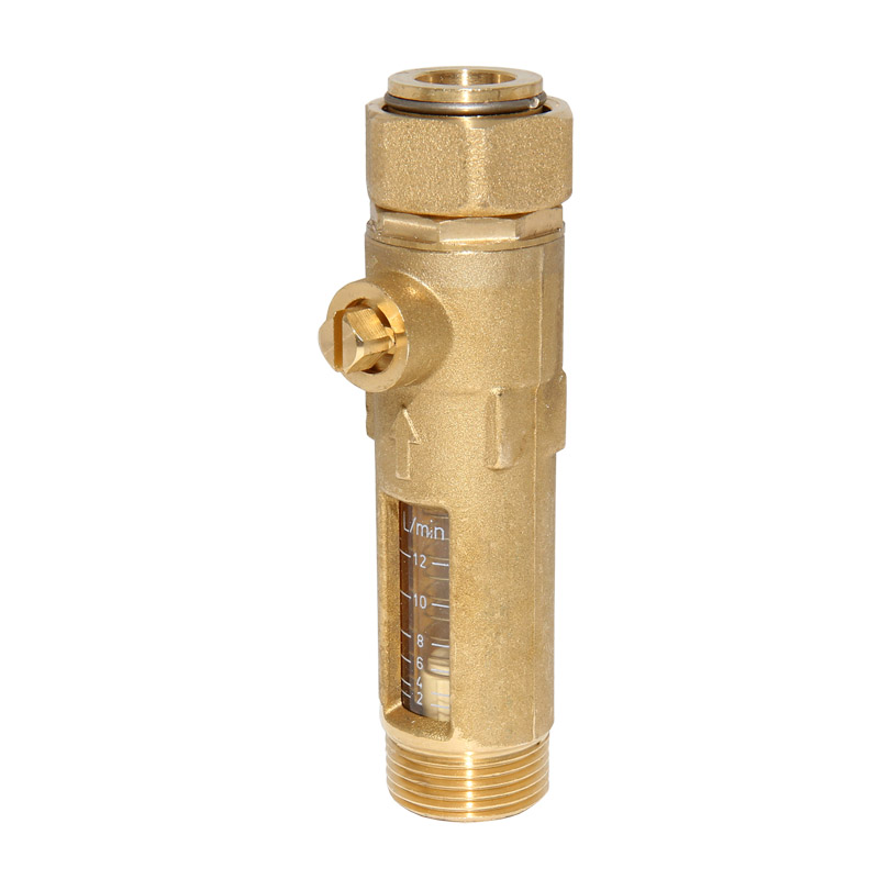 Afriso Durchflussmesser Flowmeter DFM 15-2M 2 bis 12 Liter AG 3/4� x �berwurfmutter 3/4� 80965