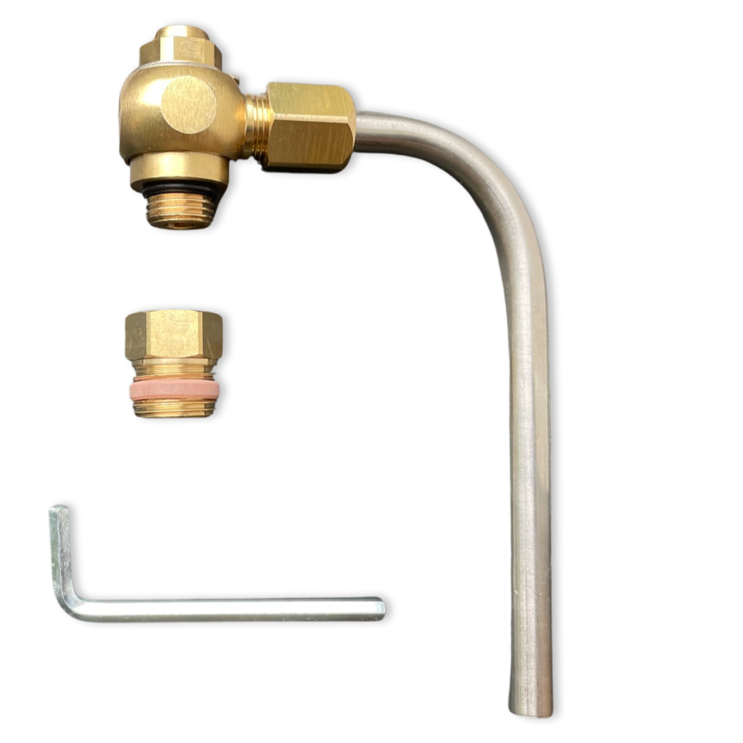 Bender Probenahmeventil Probeentnahmeventil DN 8/10 (3/8- - 1/4-) mit Adapter DVGW 1333080