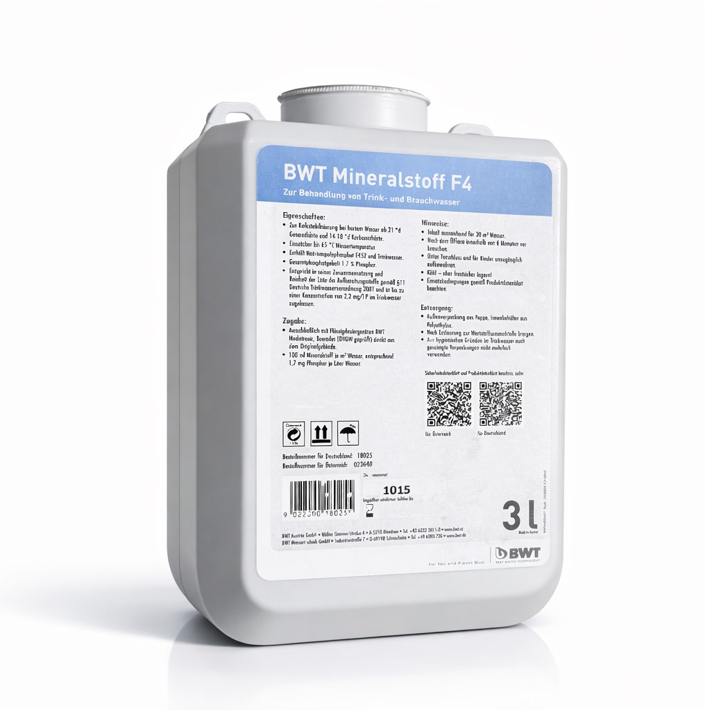BWT Dosierphosphat QUANTOPHOS F4 H4, 3-l-Beh�lter f�r ab 21 Grad dkh   18025E