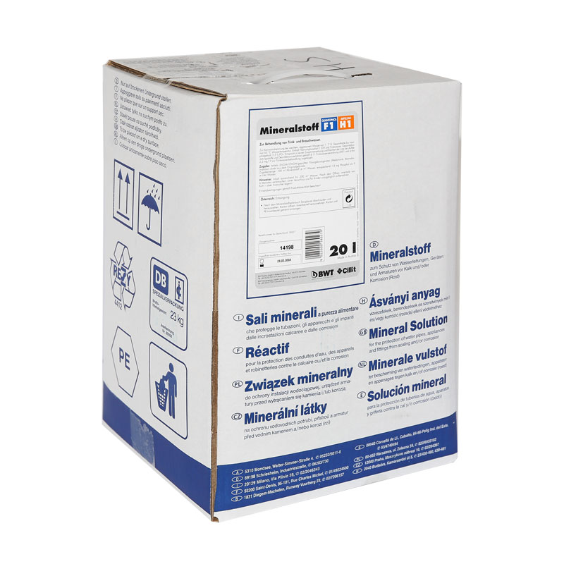 BWT Dosierphosphat QUANTOPHOS F1, 20-l-Beh�lter f�r 0-7 Grad dkh   18027