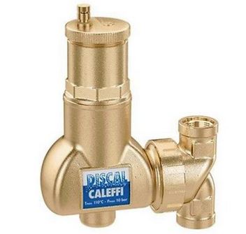 Caleffi DISCAL Mikroblasenabscheider drehbarer Flansch waage- und senkrechter Einbau 3/4- IG 551705