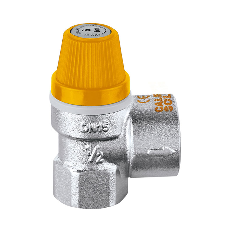 Caleffi Solarsicherheitsventil 6 bar Sicherheitsventil f�r Solar 253046 1/2- IG bis 160 C�