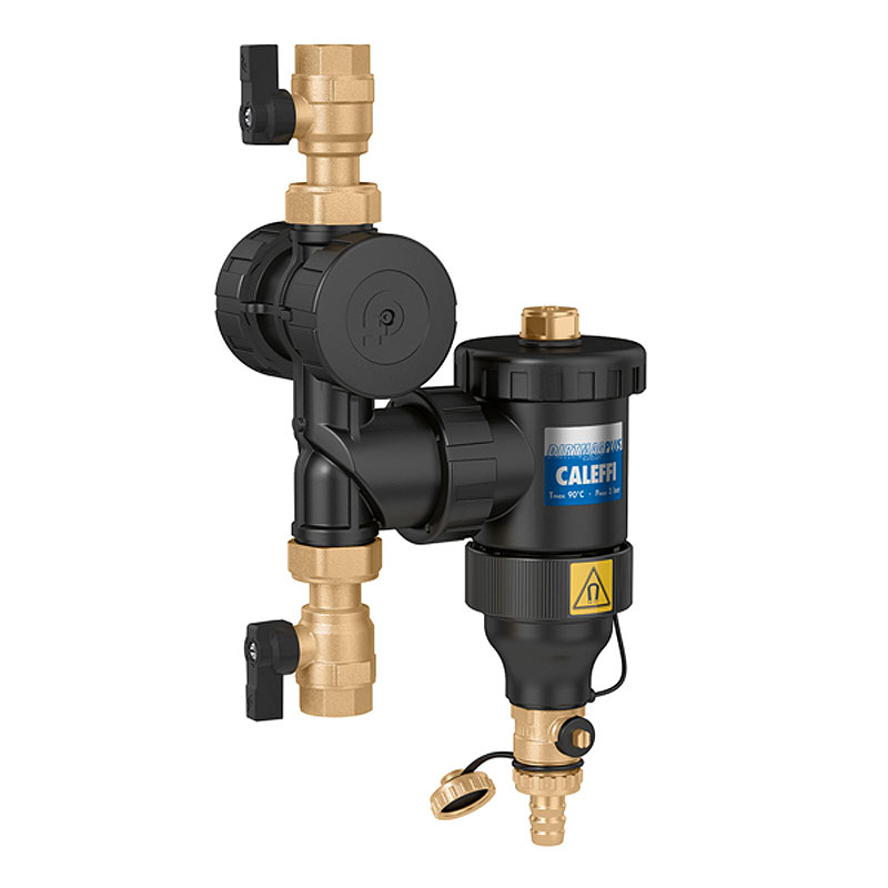 Caleffi DIRTMAG PLUS Schlammabscheider mit Magnet 3/4- IG horizontal o. vertikal einbaubar 545375