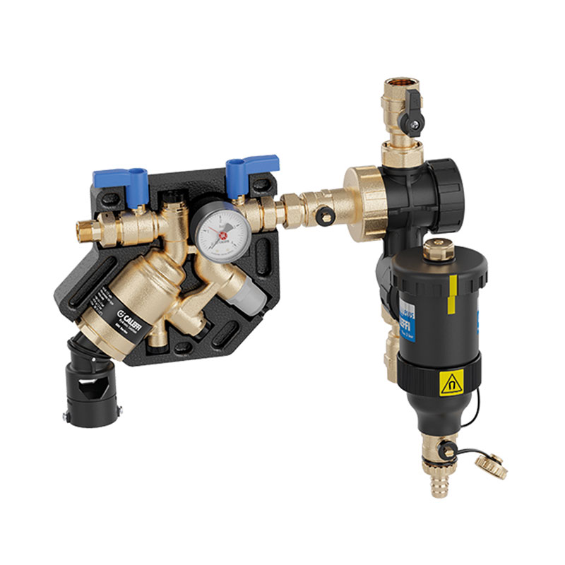 Caleffi F�llKombi BA mit DIRTMAGPLUS Anschluss F�llKombi 1/2- AG Schlammabscheider 3/4- IG DE1580010