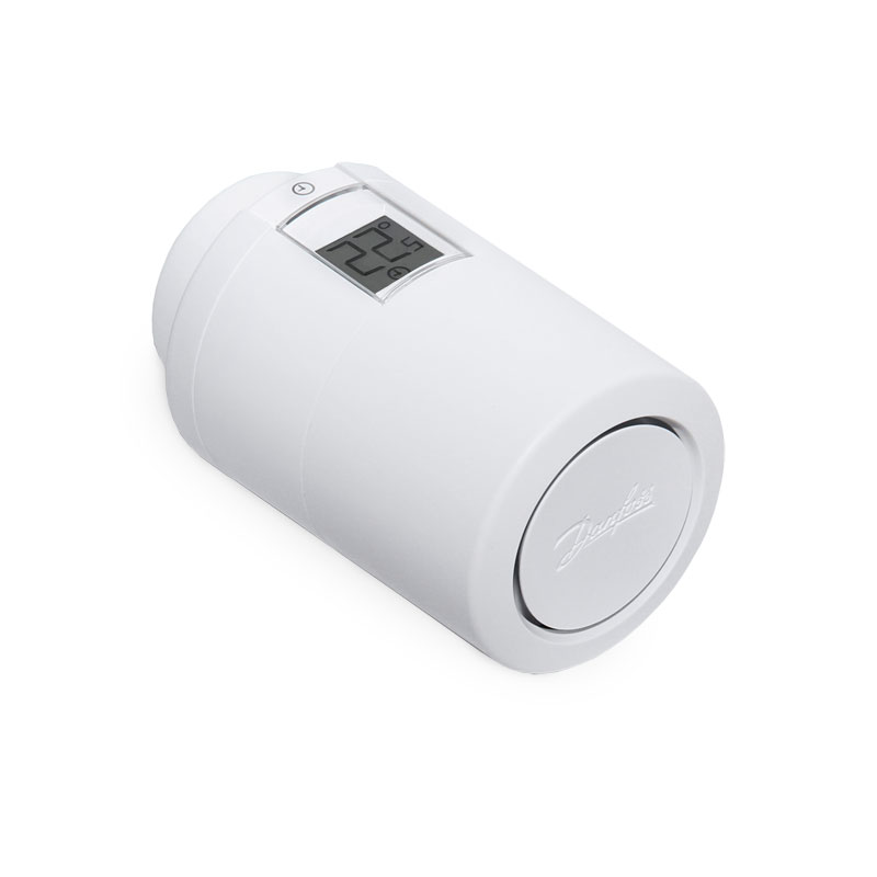 Danfoss Eco� programmierbarer  Heizk�rperthermostat M30x1,5 / RA f�r Smartphone Bluetooth 014G1001