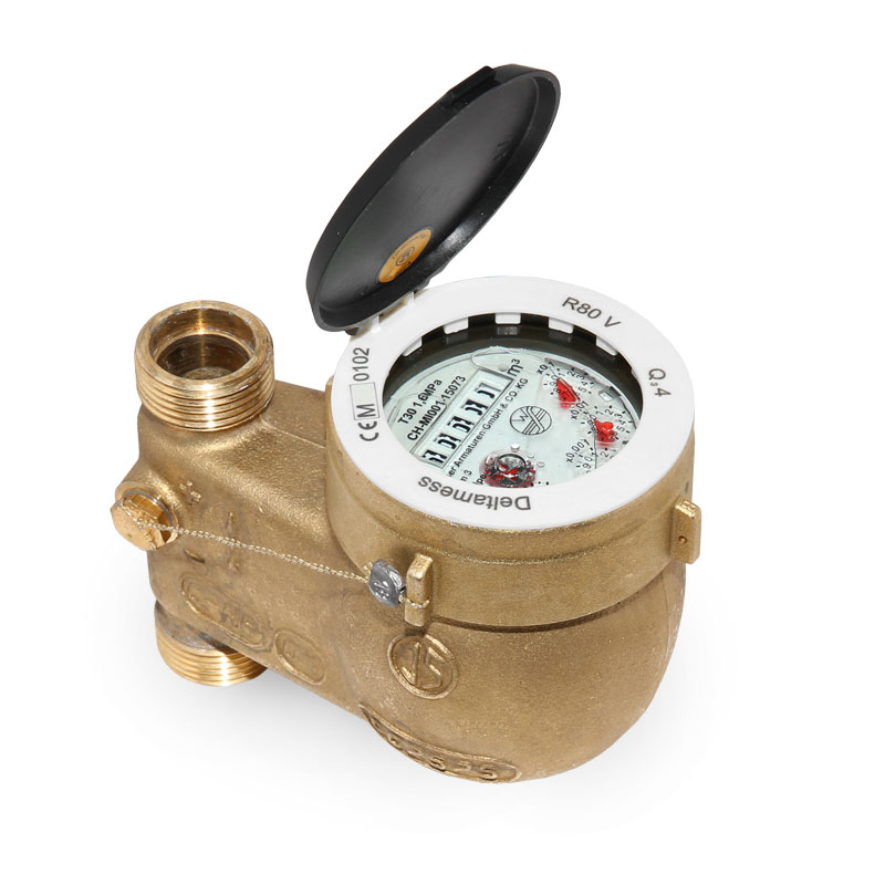 Mehrstrahl Hauswasserz�hler Deltamess MNK 2,5 ST Einbau senkrecht Steigrohr QN 2,5 EJ 2026 105mm