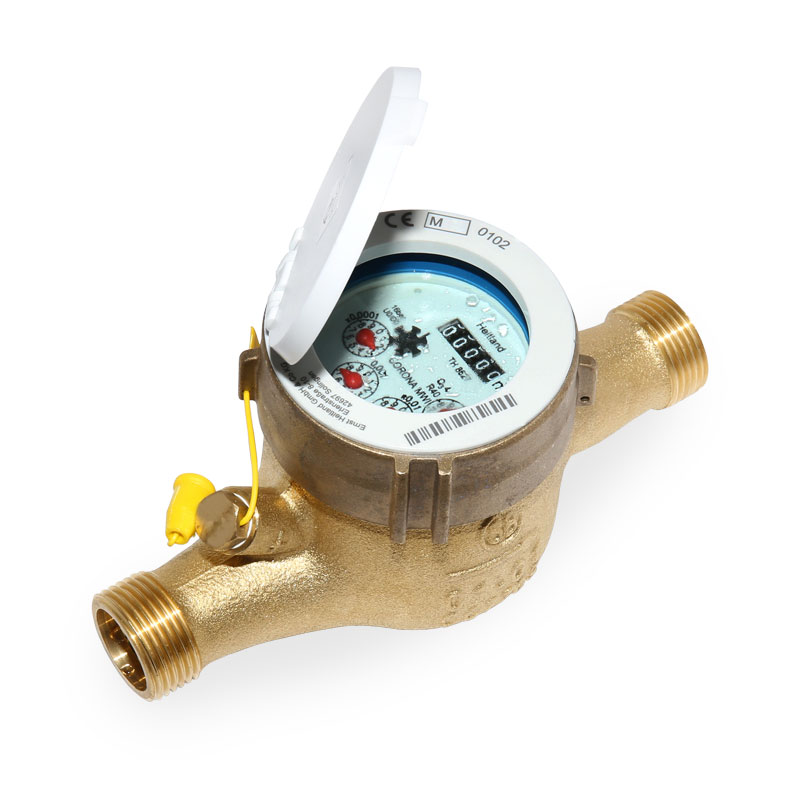 Deltamess Mehrstrahl Hauswasserzähler Horizental QN 2,5 Eichjahr 2025 190mm