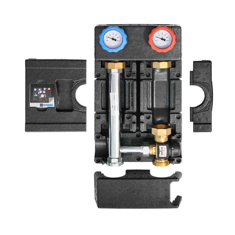 ESBE GFF111 Konstantwert Pumpengruppe FLEXI mit VTA378 20-55°C DN25 ohne Pumpe 61220100