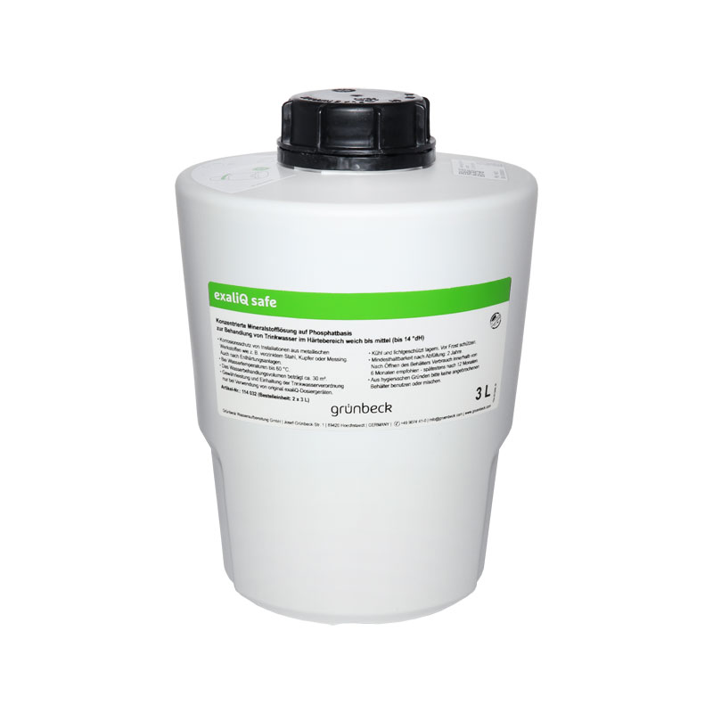 Grünbeck Dosierlösung exaliQ safe 3l 114032 Ersatz für Exados grün ST u. rot