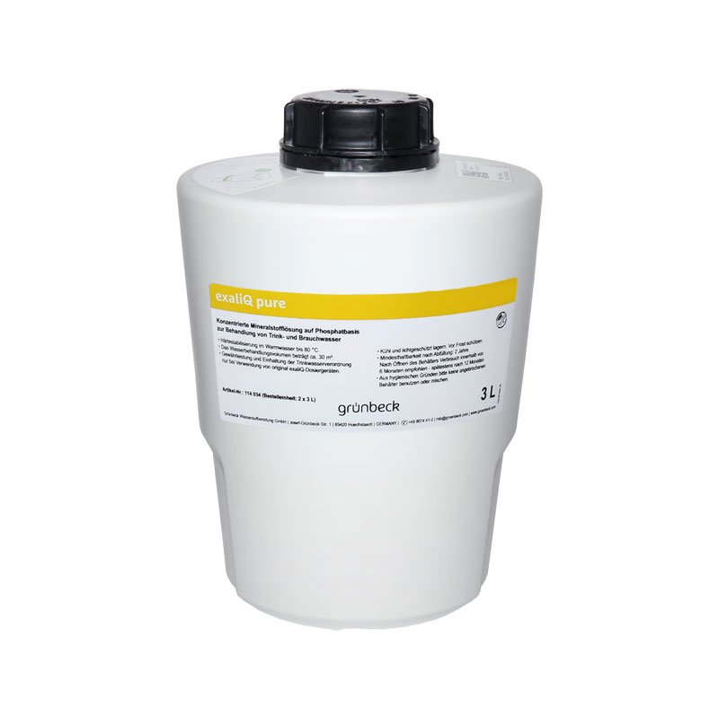 Grünbeck Dosierlösung exaliQ pure 3l 114034 Ersatz für Exados gelb