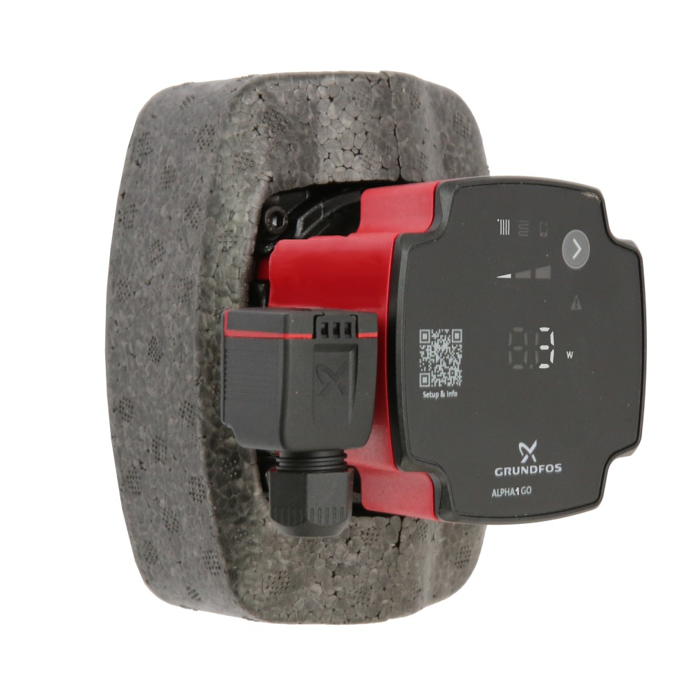 Grundfos ALPHA1 GO 15-60 130 EEI 0,20 Hocheffizienzpumpe 93074271 inkl. Dämmschale