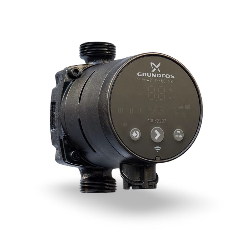 Grundfos Alpha2 15-60 130 Modell E OEM Niedrigenergiepumpe mit Autoadapt