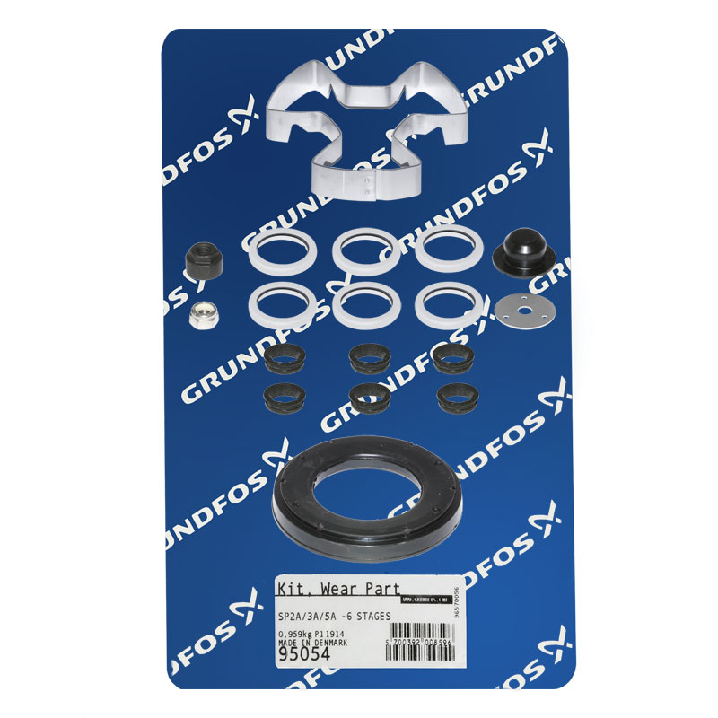Grundfos Ersatzteil Kit Verschlei�teilkit passend f�r SP 1A-6 , 2A-6, 3A-6 , 5A-6 bis 6 Stufen 95054
