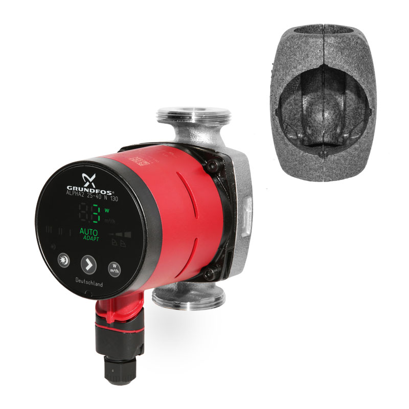 Grundfos Alpha2 25-40 N (Niro) 130mm 99271964 Niedrigenergiepumpe ...