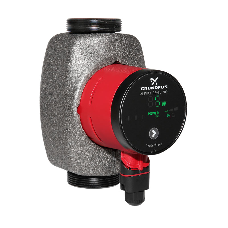 Grundfos Alpha1 32-60 (D-A-CH) Niedrigenergiepumpe Klasse A mit D�mmschale 99160423