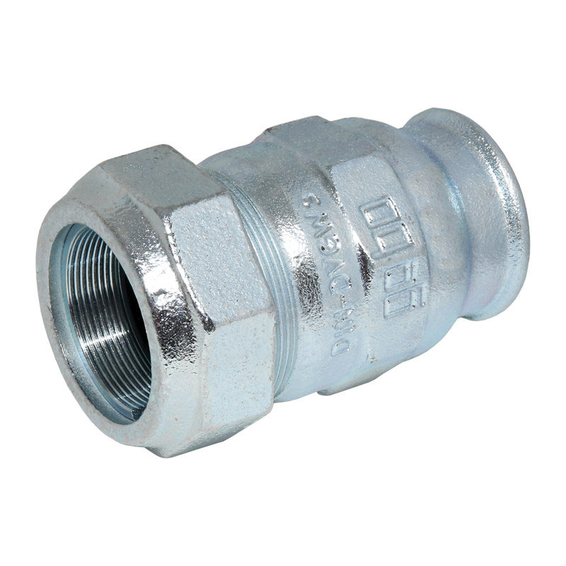 Gebo Verschraubung Temperguss-Verbinder 1“ x 1- IG verzinkt für Stahlrohre 01.150.01.03