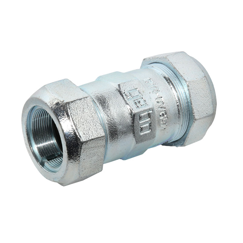 Gebo Temperguss Klemmverbinder TYP O, beidseitig zum Klemmen 1/2- (21,3mm) 01.150.02.01