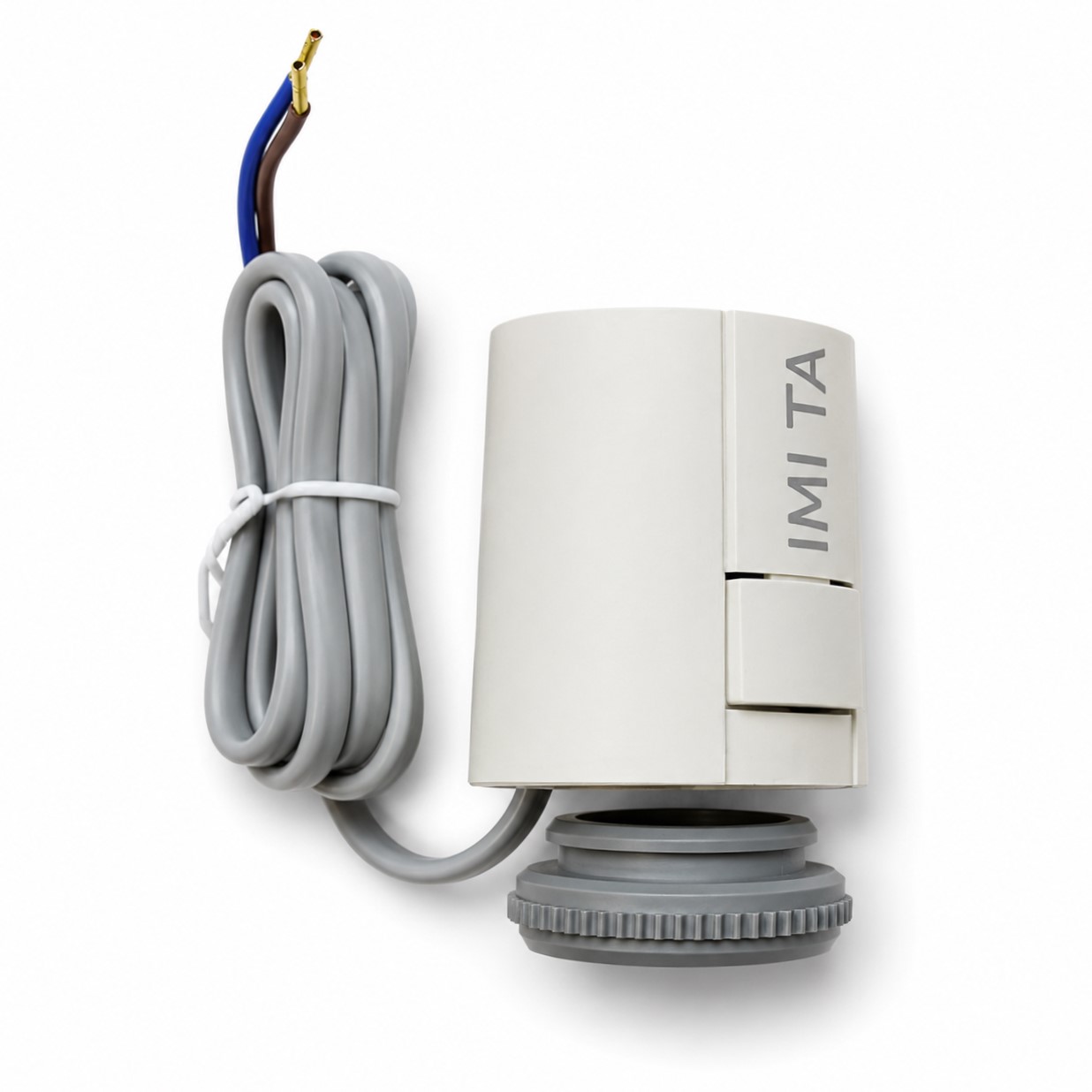 Heimeier IMI TA thermischer Stellantrieb EMO T II stromlos ge�ffnet NO 230V mit Aufsteckadapter