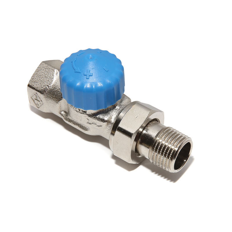 HEIMEIER Thermostatventil mit bes. geringem Widerstand Durchgang 3/4-, RG-vernickelt 2242-03.000