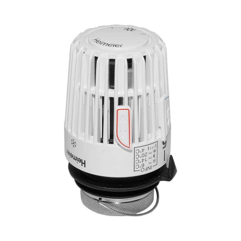 1 HEIMEIER THERMOSTATKOPF K 6020-00.500 DIEBSTAHLSICHERUNG VENTIL THERMOSTAT