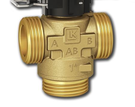 LK 525 MultiZone 3W 3-Wege Zonenventil DN 32 mit 3x 1 1/4- AG ohne Antrieb Art.Nr. 066418