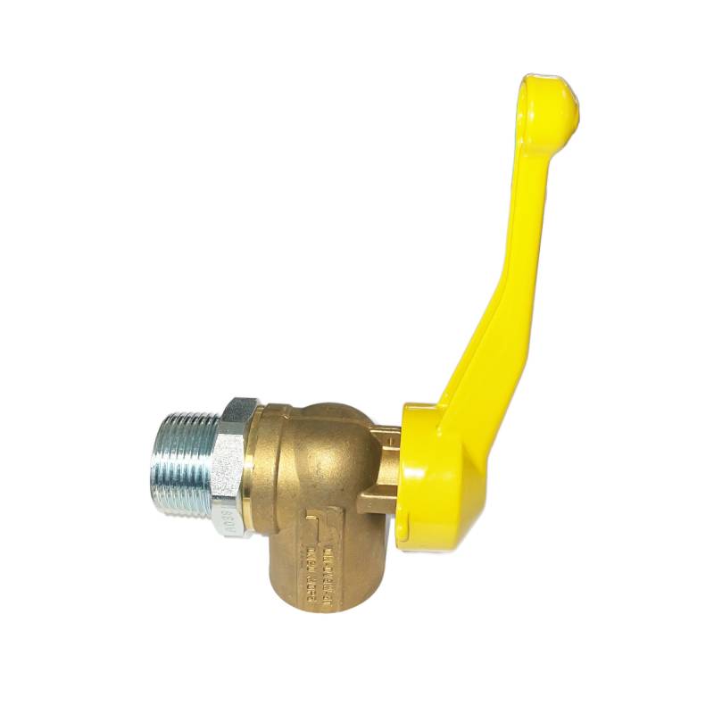 Seppelfricke GAS Eck Kugelhahn DN 20 G 3/4- mit TAE Modell 5510 für Zweirohrzähler