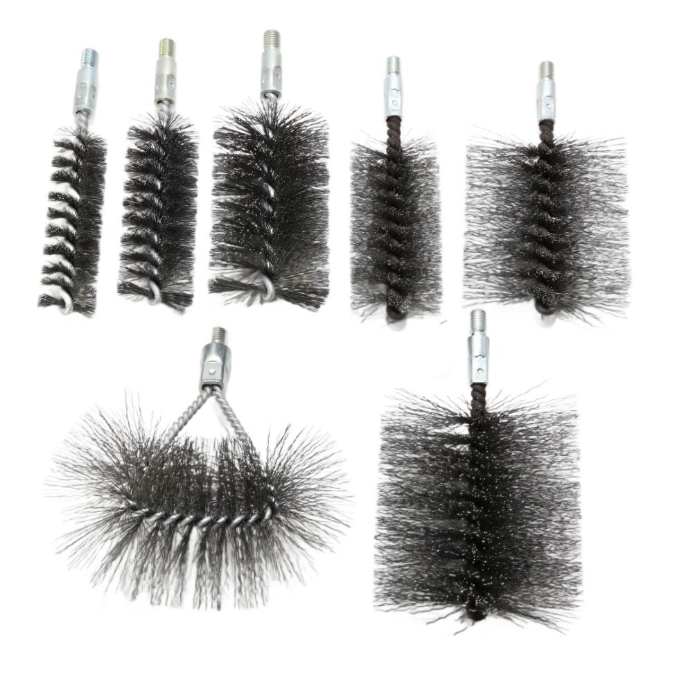 Bürstenset Bürsten Kesselbürsten Set 7-teilig rund eckig Rückwandbürste M10 AG