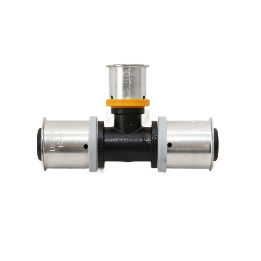 KAN-therm T-St�ck PPSU 26x20x26 K-070060 f�r Heizung und Sanit�r DVGW KAN-press