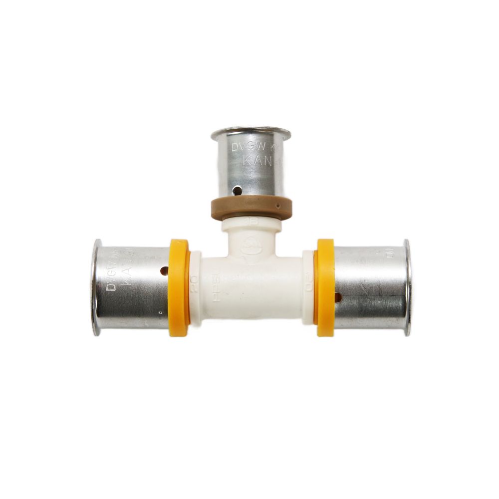 KAN-therm T-Stück PPSU 20x16x20 K-070601 für Heizung und Sanitär DVGW KAN-press
