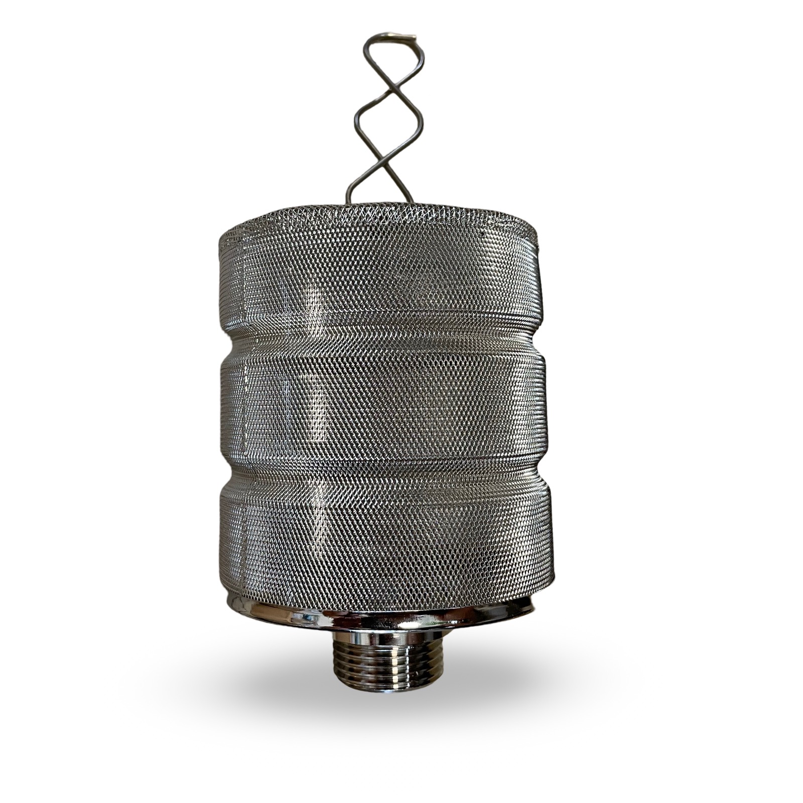 Siebkorb gro� � 100 mm Edelstahl f�r schwimmende Entnahme 1-