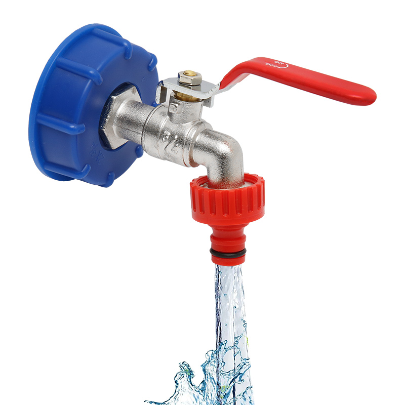 Auslaufhahn f�r IBC Beh�lter mit 3/4- Anschlussgewinde 03.022.050
