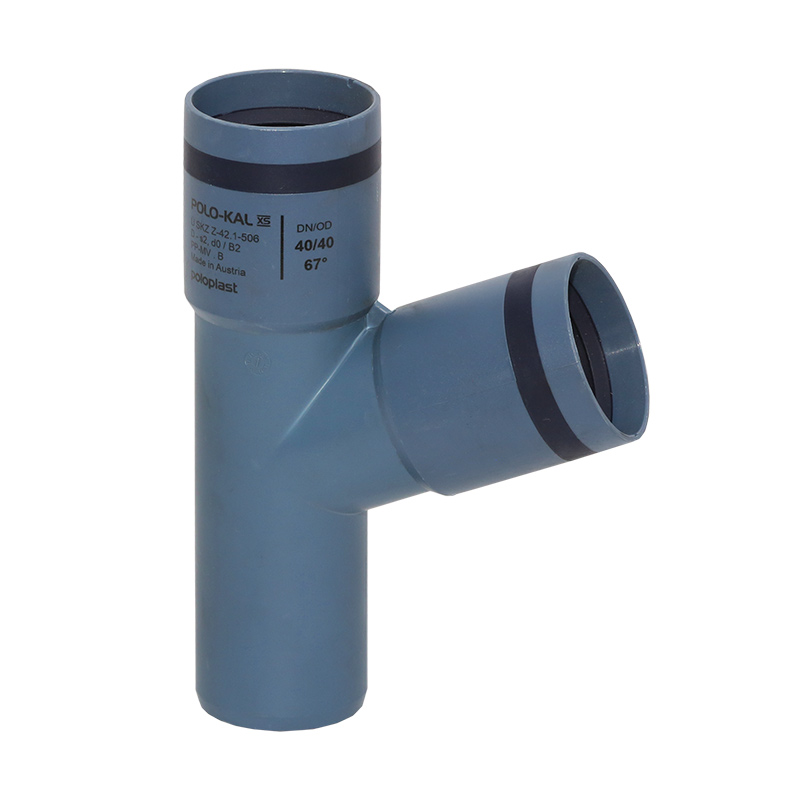 Poloplast POLO-KAL XS-Rohr PKXEA Abzweig Einfachabzweig 40/40/67,5° 102207