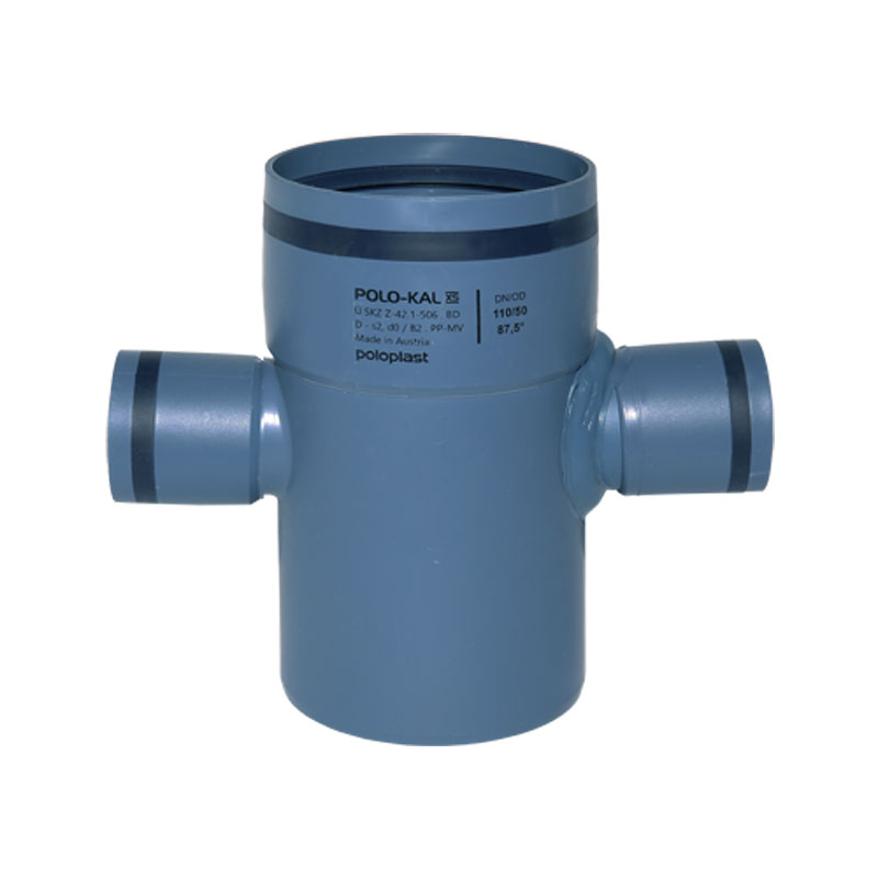 Poloplast POLO-KAL XS-Rohr PKXDA Doppelabzweig 110/50/87,5� 102255