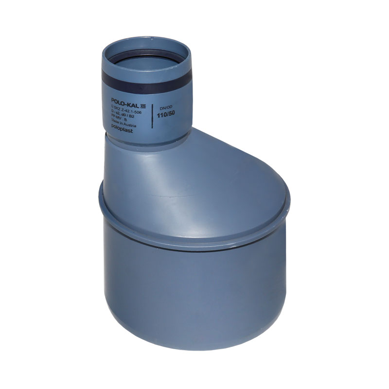 Poloplast POLO-KAL XS-Rohr PKXR Reduktion Reduzierung DN 110/50 102284