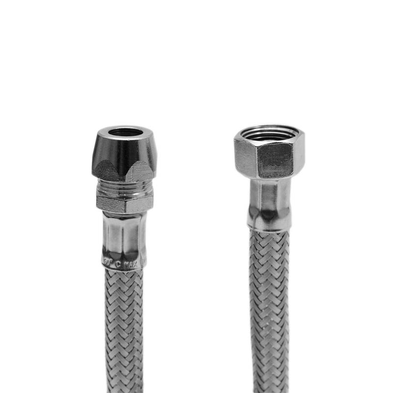 Schell Flexibler Schlauch Panzerschlauch   3/8- �berwurfmutter x 3/8- Verschraubung  500mm  10201069