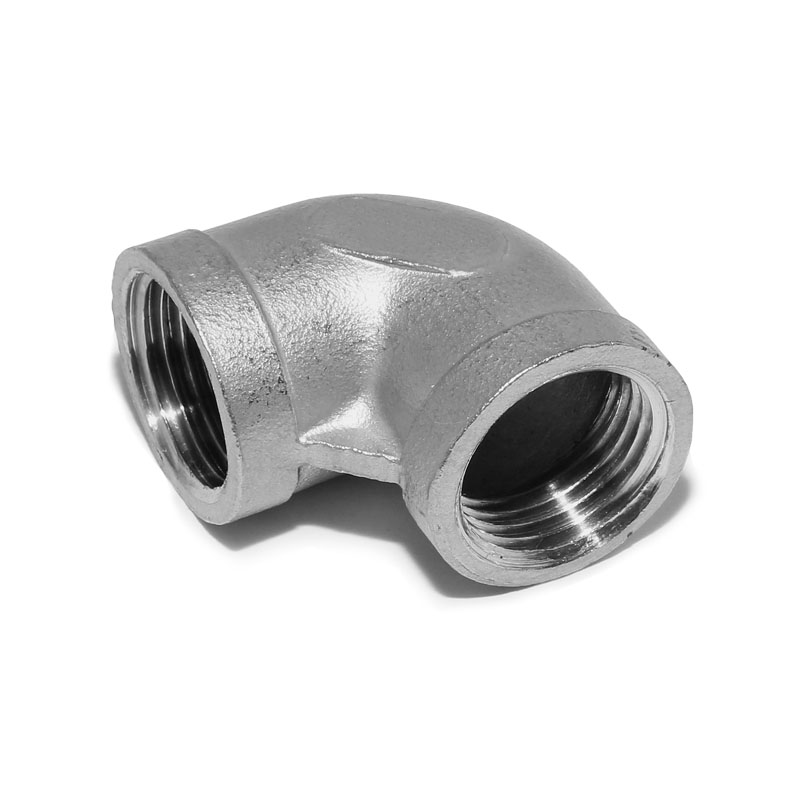 Hage Winkel Edelstahl 90° Rp 3/4- x Rp 3/4- (IG/IG) Artnr. 21040025