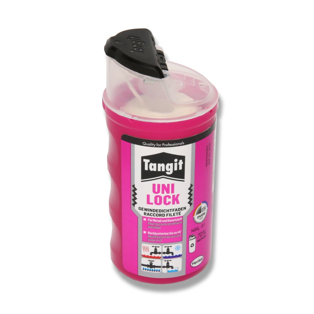Tangit Uni Lock Gewindedichtfaden Uni-Lock Dichtfaden Dose � 160 m DVGW 2181160